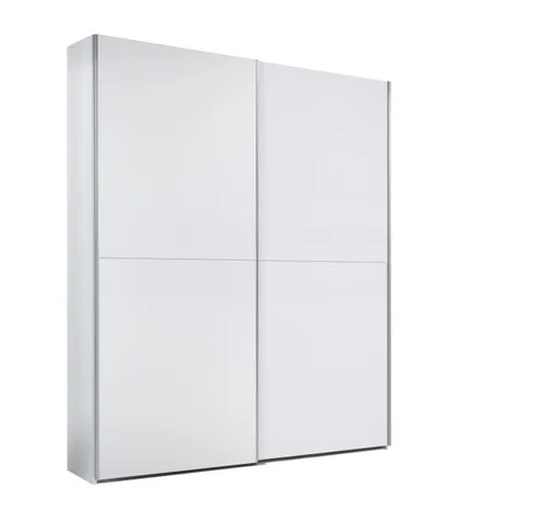 Schwebetürenschrank- B ca. 170 cm, Weiß