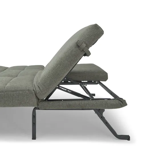 Funktionssofa EASY Optik B - 2-Sitzer, 155 cm inkl. Schlaffunktion, Stoff, Grün