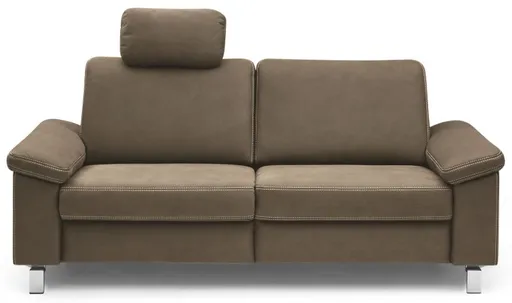 Sofa CALM PLUS - 3-Sitzer, 2x Relaxfunktion, Stoff, Braun