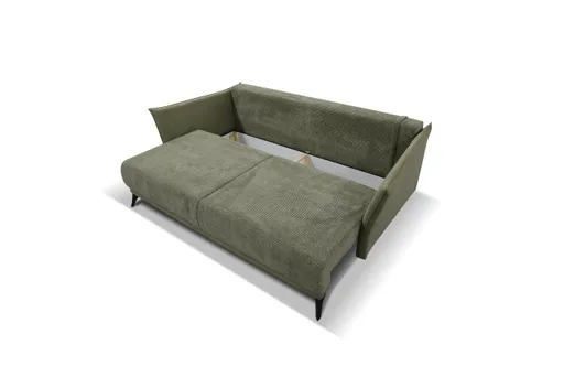 Schlafsofa - 2-Sitzer inkl. Liftfunktion, Stoff, Grün