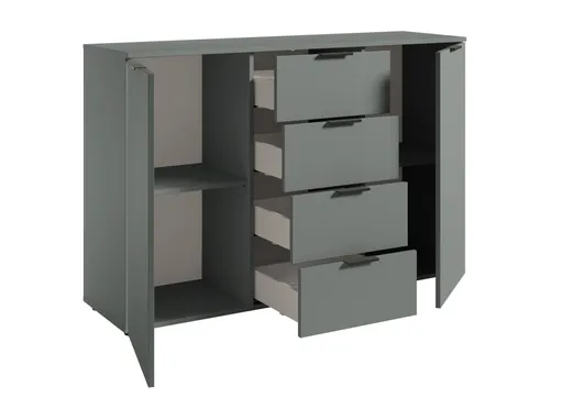 Kommode - B ca. 135 cm, Salbei