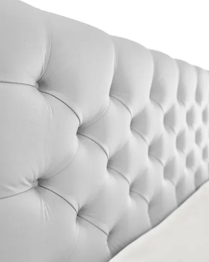 Bettgestell SANDRIN E- Liegefläche ca. 180x200 cm, Stoff, Hellgrau