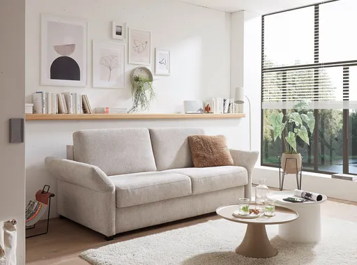 Faltbett - Schlaffunktion, Stoff, Natur