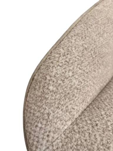 Stuhl MAUREEN - drehbar, Stoff, Creme