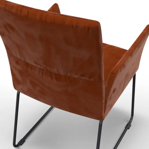 Armlehnstuhl Salamanca - Stoff, Rost