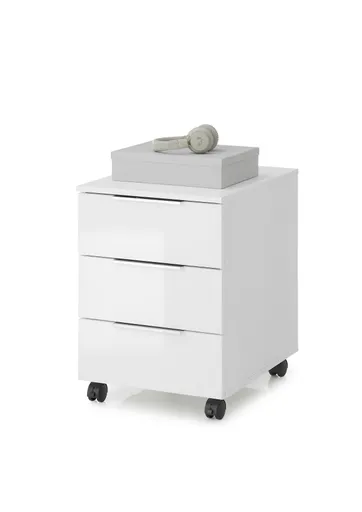 Rollcontainer - B ca. 45 cm, Weiß