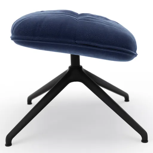 Hocker Unn - Stoff, Indigo
