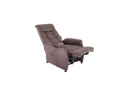 TV-Sessel MARLO - Relaxfunktion, Stoff, Braun