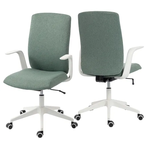 Drehstuhl - drehbar, höhenverstellbar, Webstoff, Grün