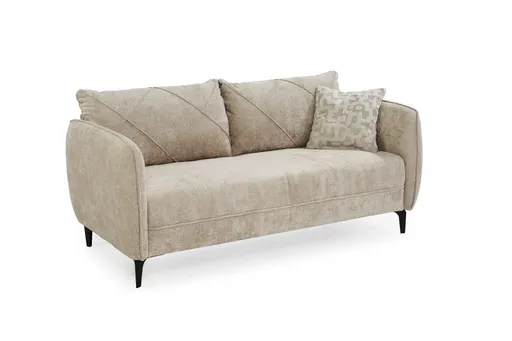 Sofa JERINA - 2,5-Sitzer, Stoff, Beige