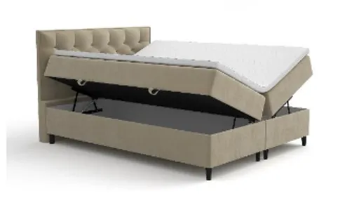Boxbett- Liegefläche ca. 140x200 cm, Taupe
