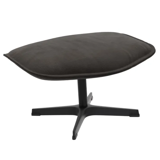 Hocker Helge - Stoff, Dunkelgrau
