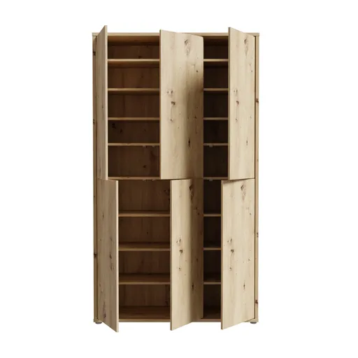 Schuhschrank FAID- B ca. 109 cm, Eiche Dekor