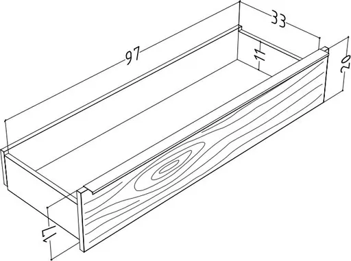 Lowboard - mit Beleuchtung, B ca. 214 cm, Kaschmir, Eiche massiv