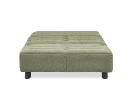 Faltsofa Easy - 2-Sitzer ohne Armlehne, ca. 140 cm inkl. Schlaffunktion, Stoff, Grün