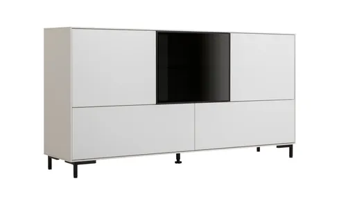 Sideboard Medio - Lack, Weiß