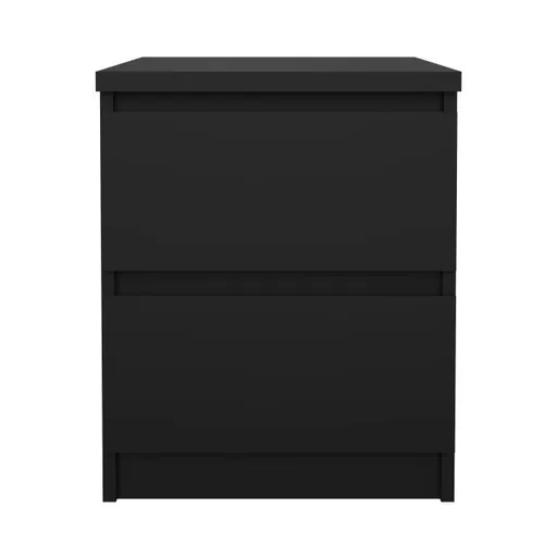 Nachtkonsole- B ca. 40 cm, Schwarz, Matt
