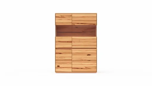 Highboard Hillsboro - Buche/Kernbuche natur, geölt