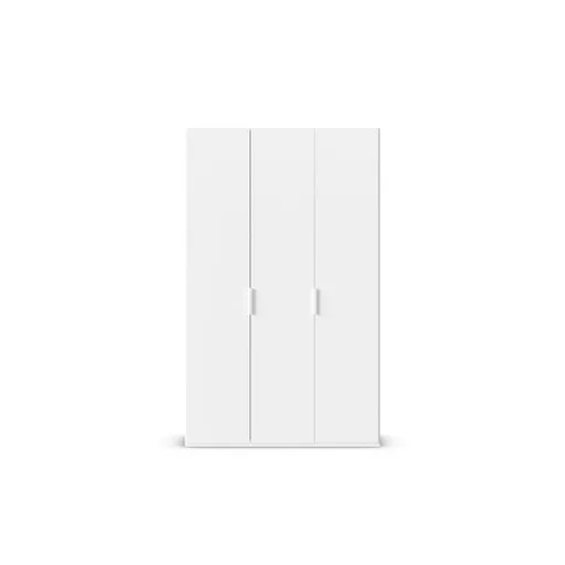 Drehtürenschrank ROVERO- B ca. 135 cm, Weiß