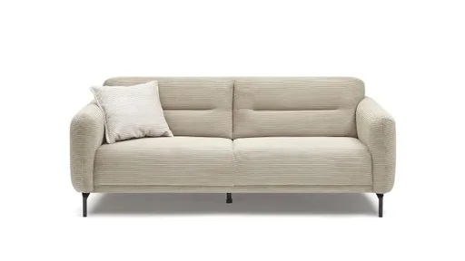 Sofa - 3-Sitzer, Stoff, Beige