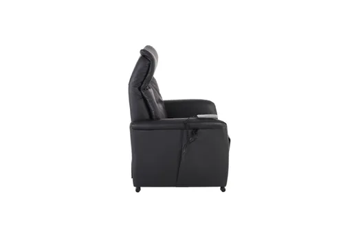 TV-Sessel MITCH - Relaxfunktion, Kunstleder, Schwarz