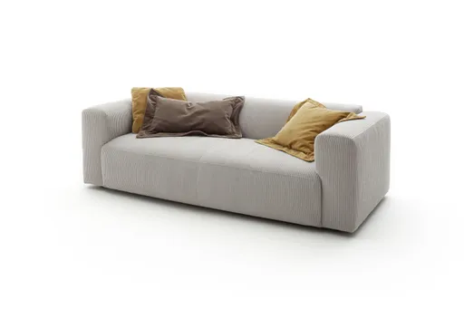 Sofa Laja - 3-Sitzer, Cord, Graubeige