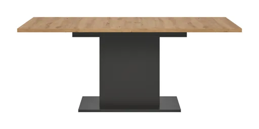 Esstisch - ausziehbar, LB ca. 150x90 cm, Artisan Eiche Nachbildung, Grau