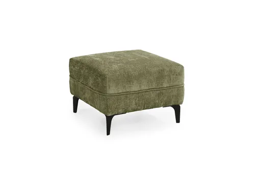 Hocker JERINA - Stoff, Grün