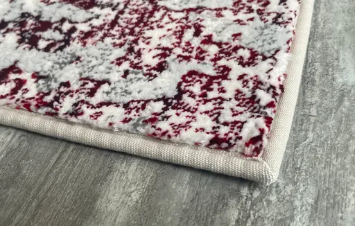 Teppich - BL ca. 133x190 - Rot/Creme Vintage