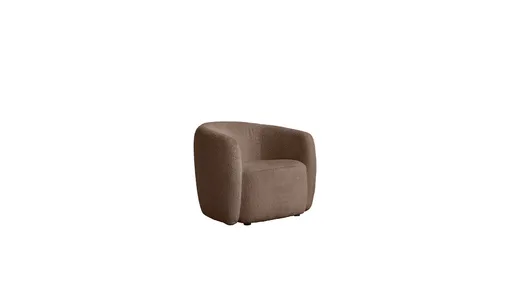 Sessel Karasu - Stoff, Taupe