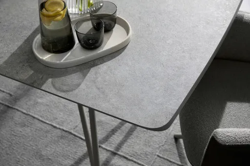 Esstisch Sedana - LB ca. 200x100 cm, HPL, Grau