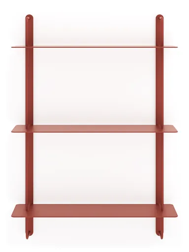 Wandregal Dagny S - BHT ca. 60x85x18 cm, Metall, Camparirot