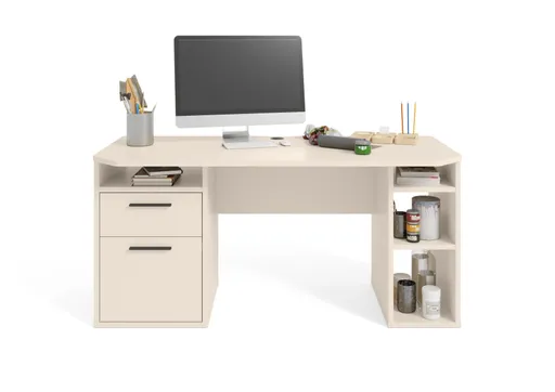 Schreibtisch- LB ca, 160x72 cm, Sand