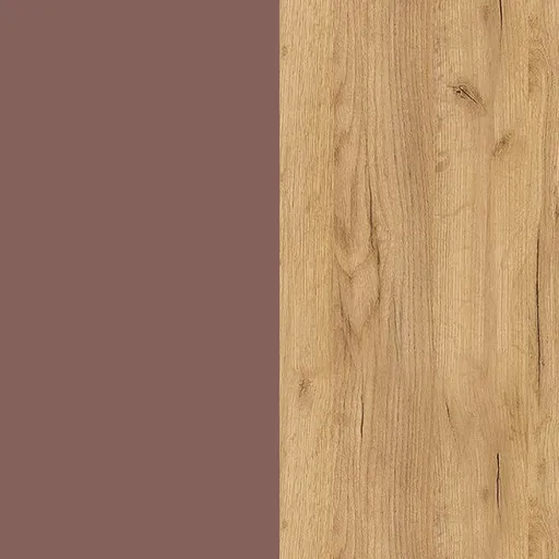 Schuhschrank GIANNA - B ca. 140 cm, Toffee, Navarra Eiche Nachbildung