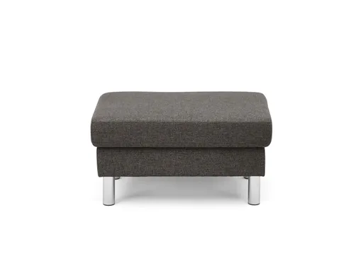 Hocker COOL - BL. ca. 70x70, mit Stauraum, Stoff, Mocca