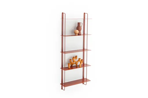 Wandregal Dagny - BHT ca. 60x146x18 cm, Metall, Camparirot