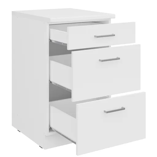 Unterschrank- B ca. 50 cm, Weiß, Matt