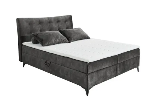 Boxbett- Liegefläche ca. 160x200 cm, Stoff, Espresso