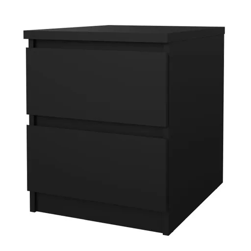 Nachtkonsole- B ca. 40 cm, Schwarz, Matt