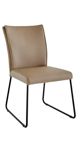 Stuhl Florea - Leder, Kitt