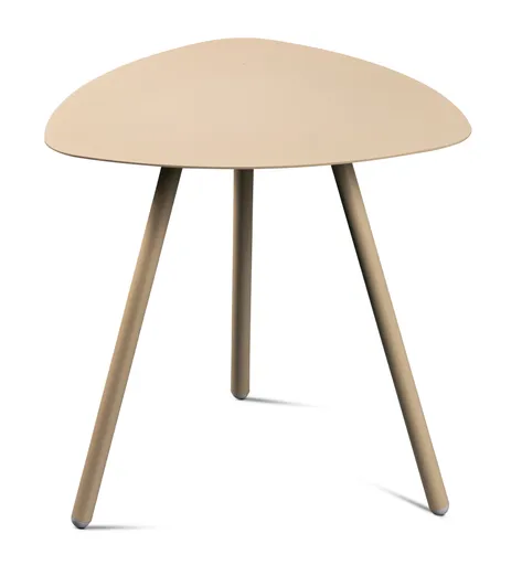 Beistelltisch - LB ca. 50x50 cm, Cremeweiß