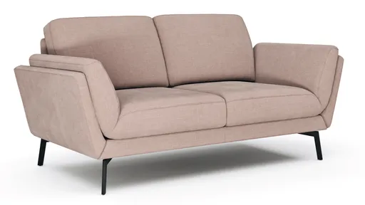 Sofa Tova - 2-Sitzer inkl. Rücken- und Armlehnfunktion, Stoff, Sand