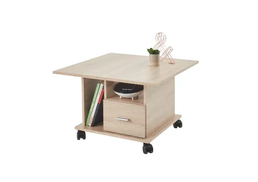 Couchtisch - B/H/T ca. 70x45x70 cm, Eiche Dekor