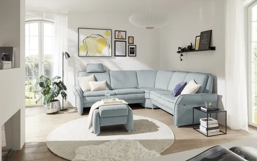 Hocker EM Sanna - Stoff, Blau