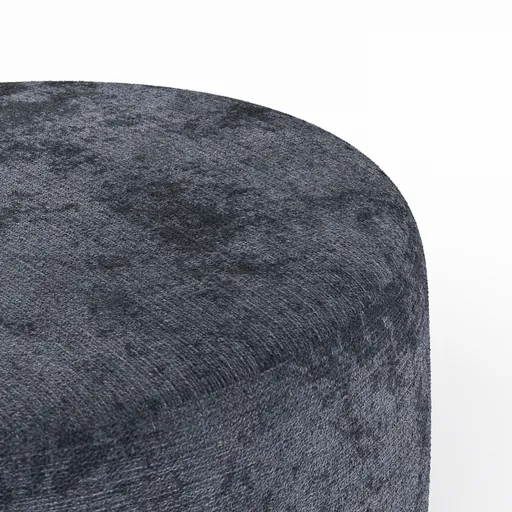 Hocker Valdis - D ca. 75 cm, Stoff, Navy