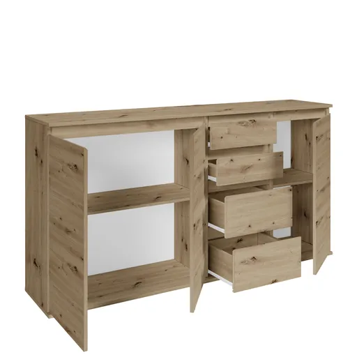 Kommode - B ca. 160 cm, Artisan Eiche Nachbildung