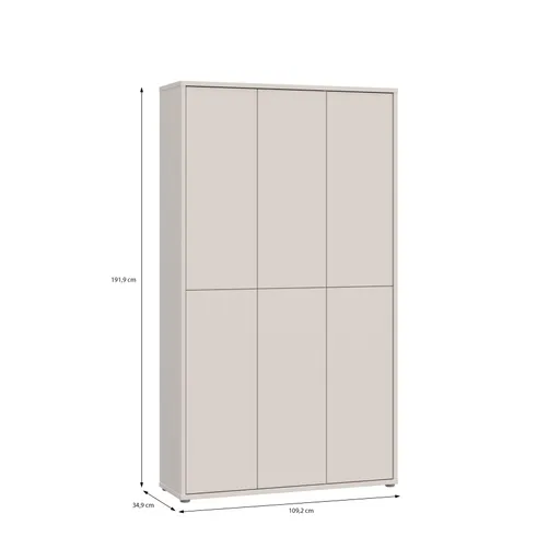 Schuhschrank FAID- B ca. 109 cm, Sand