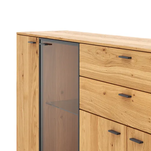 Highboard Fibra - Asteiche massiv