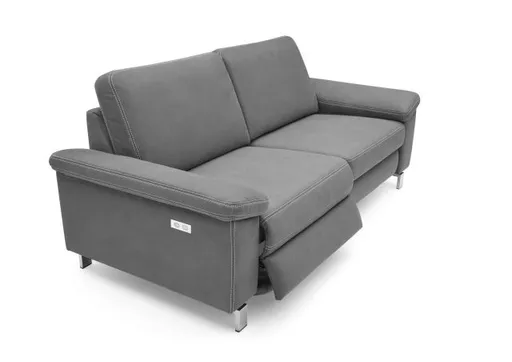 Sofa CALM PLUS - 3-Sitzer, 2x Relaxfunktion, Stoff, Dunkelbraun