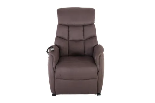 TV-Sessel MARLO - Relaxfunktion, Stoff, Braun